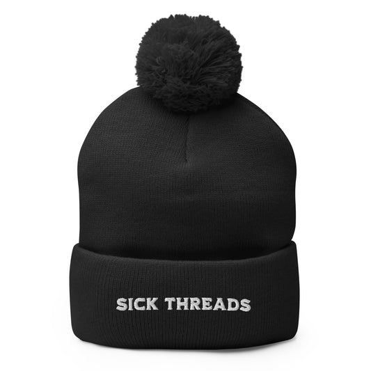 Sick Threads Pom-Pom Beanie